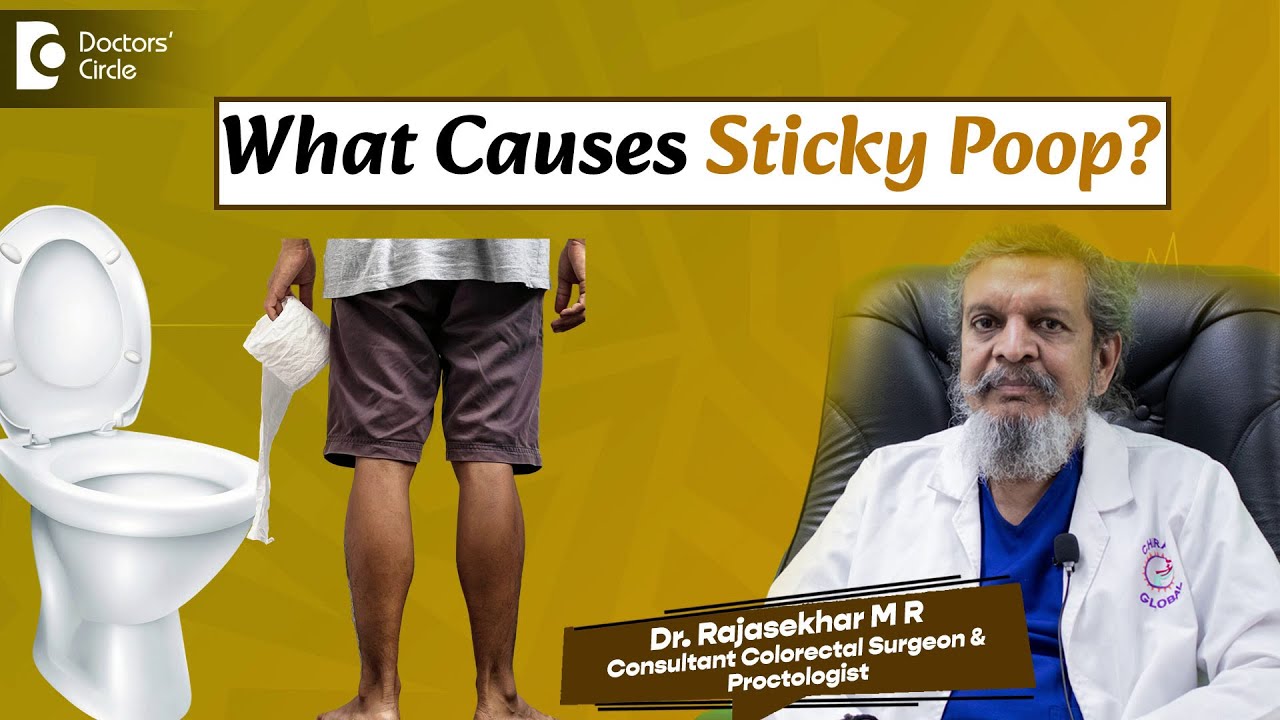 What causes sticky poops: example and key details