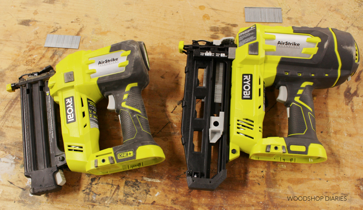 Difference between brad and finishing nailer: main illustration