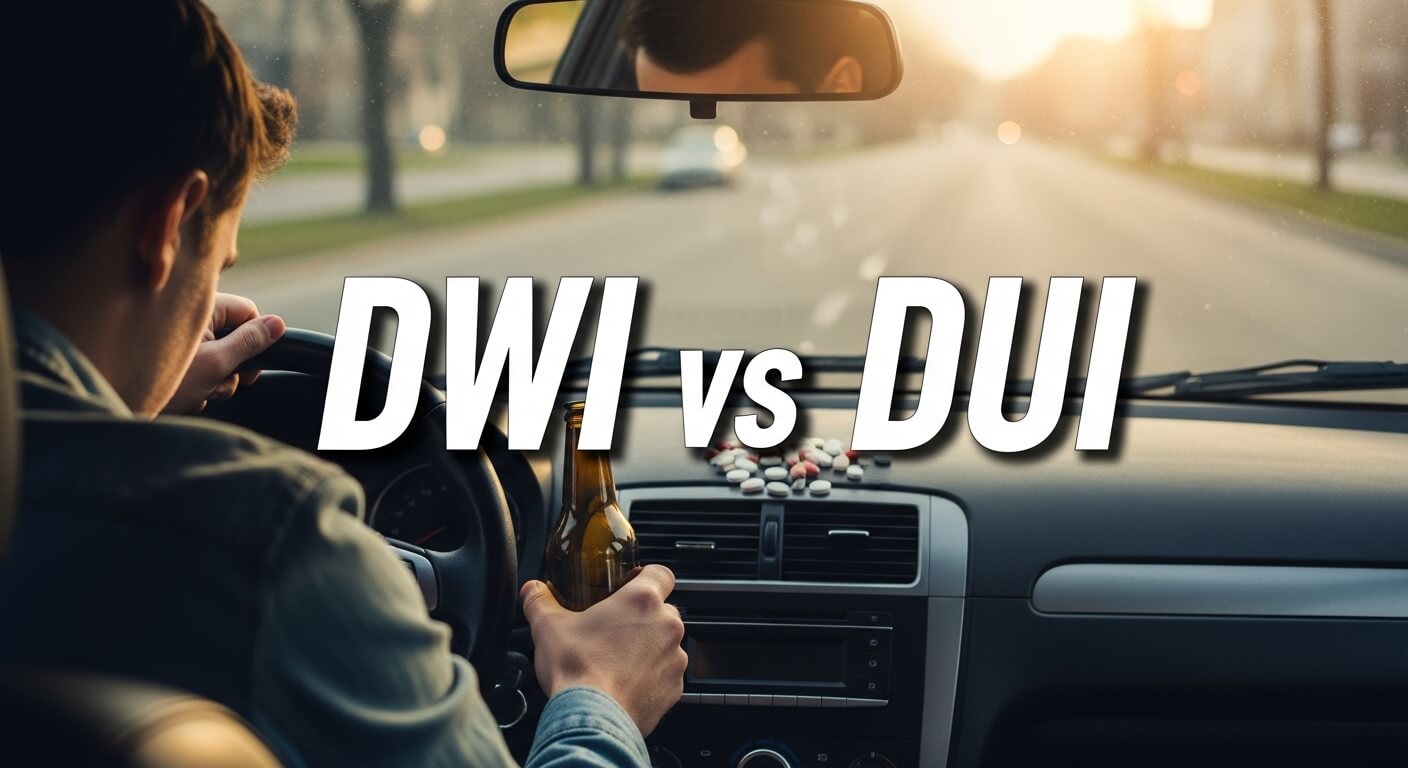 What the difference between a dui and dwi: visual explanation