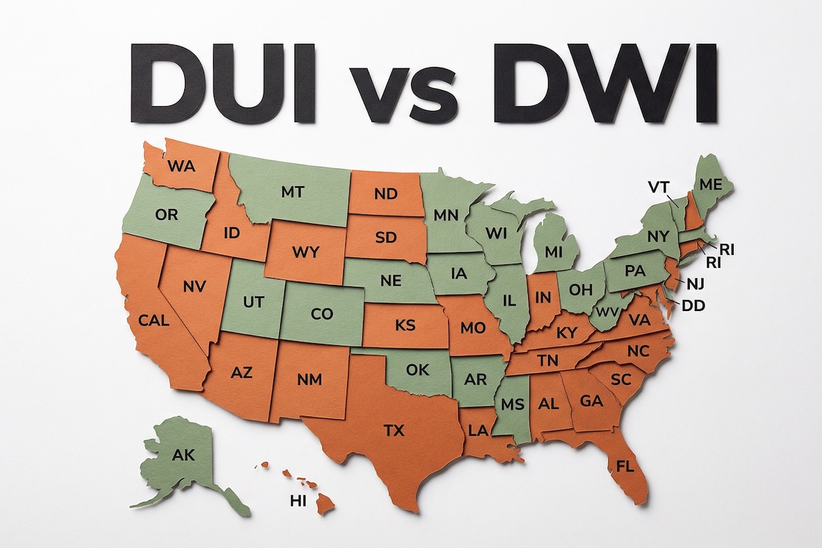 What the difference between a dui and dwi: main illustration