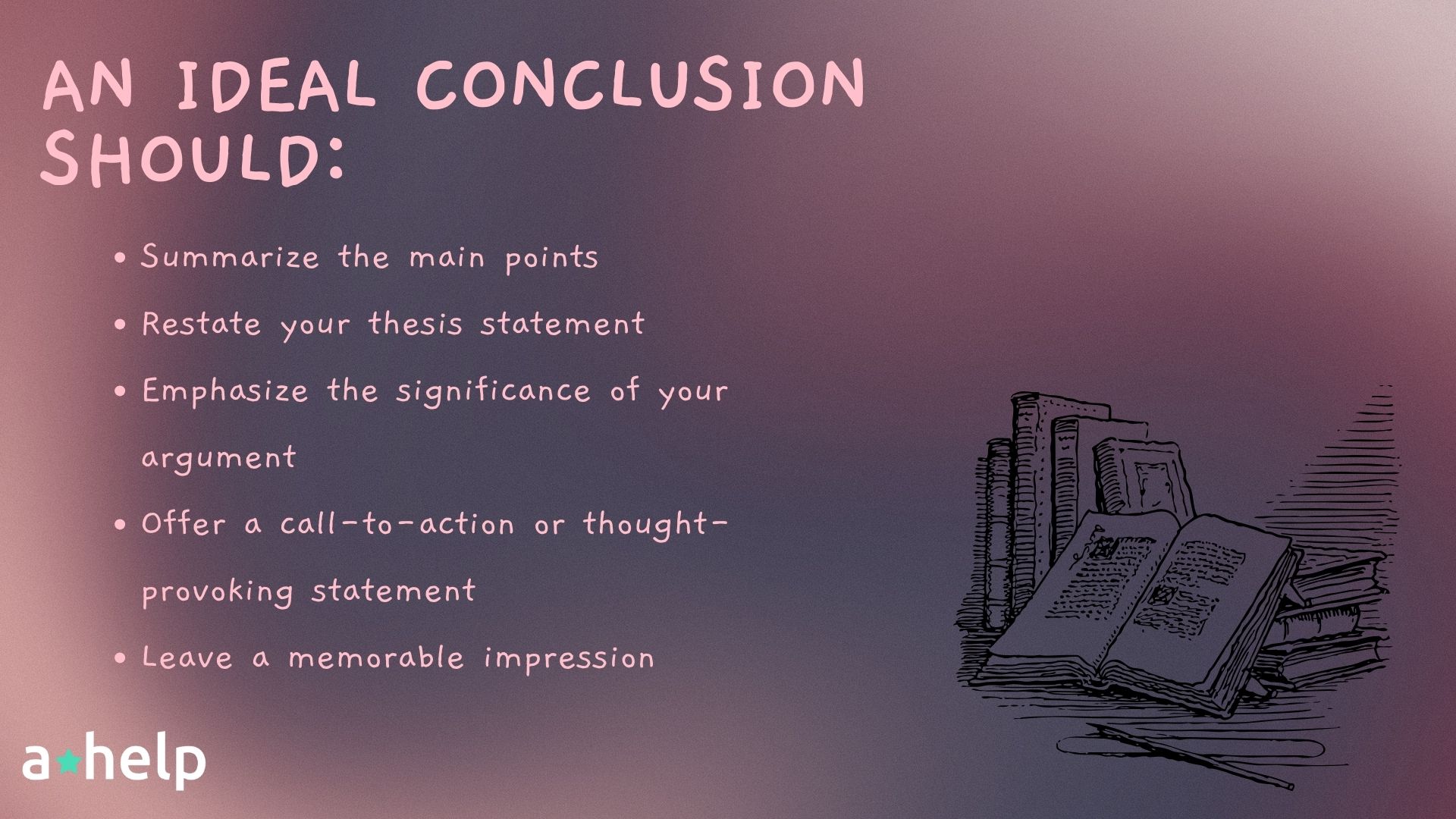 How can i conclude an essay: main illustration