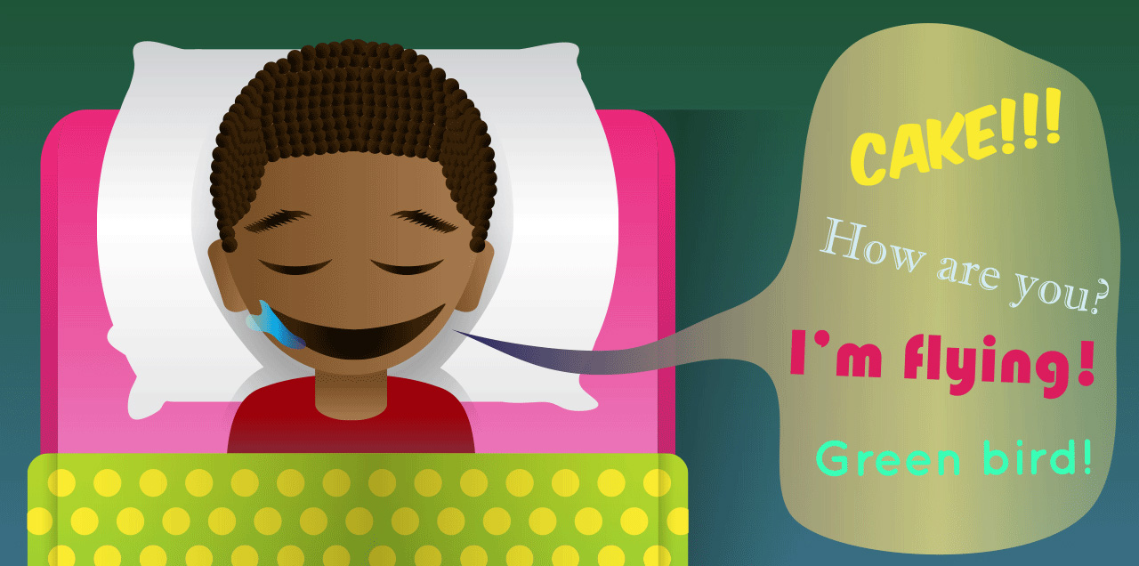 Why do people talk in sleep: main illustration