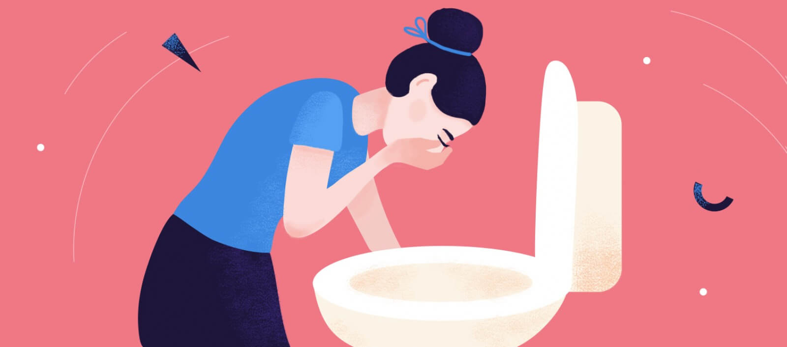 What causes to throw up: main illustration